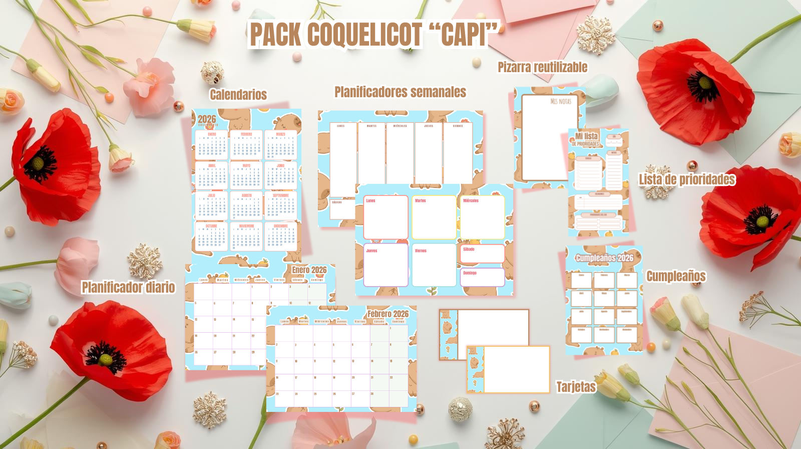 PACK COQUELICOT 2026 "CAPI"