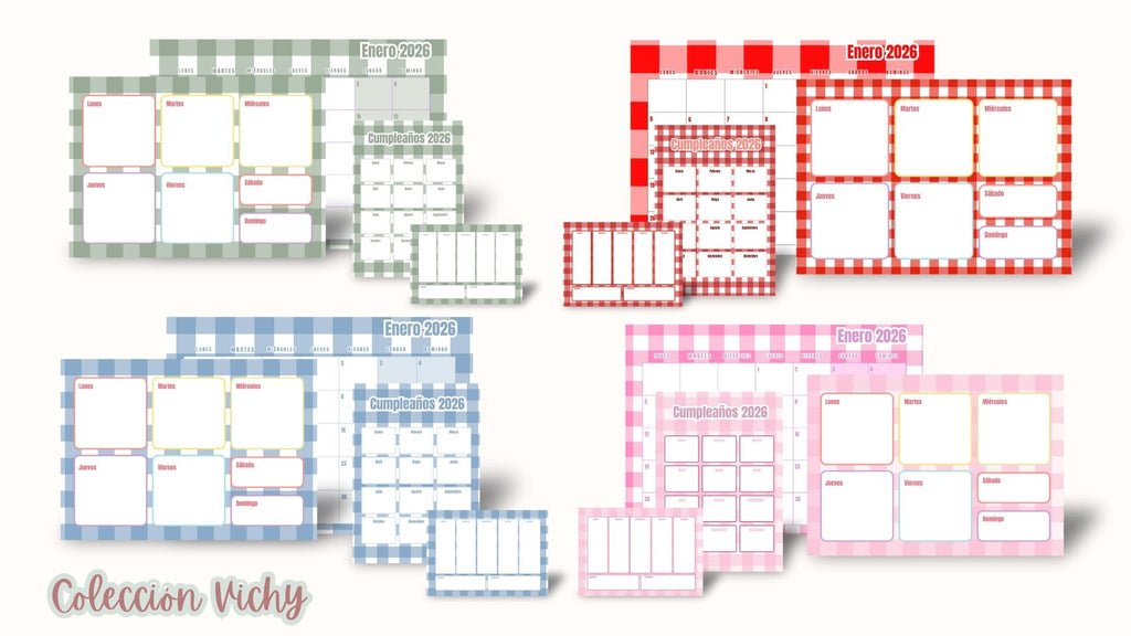 PACK COQUELICOT VICHY VERDE